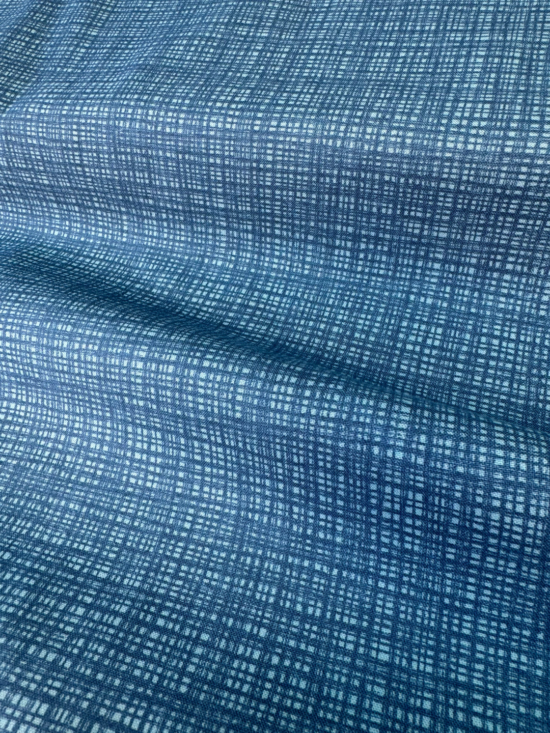Tela con diferentes tonos en azul