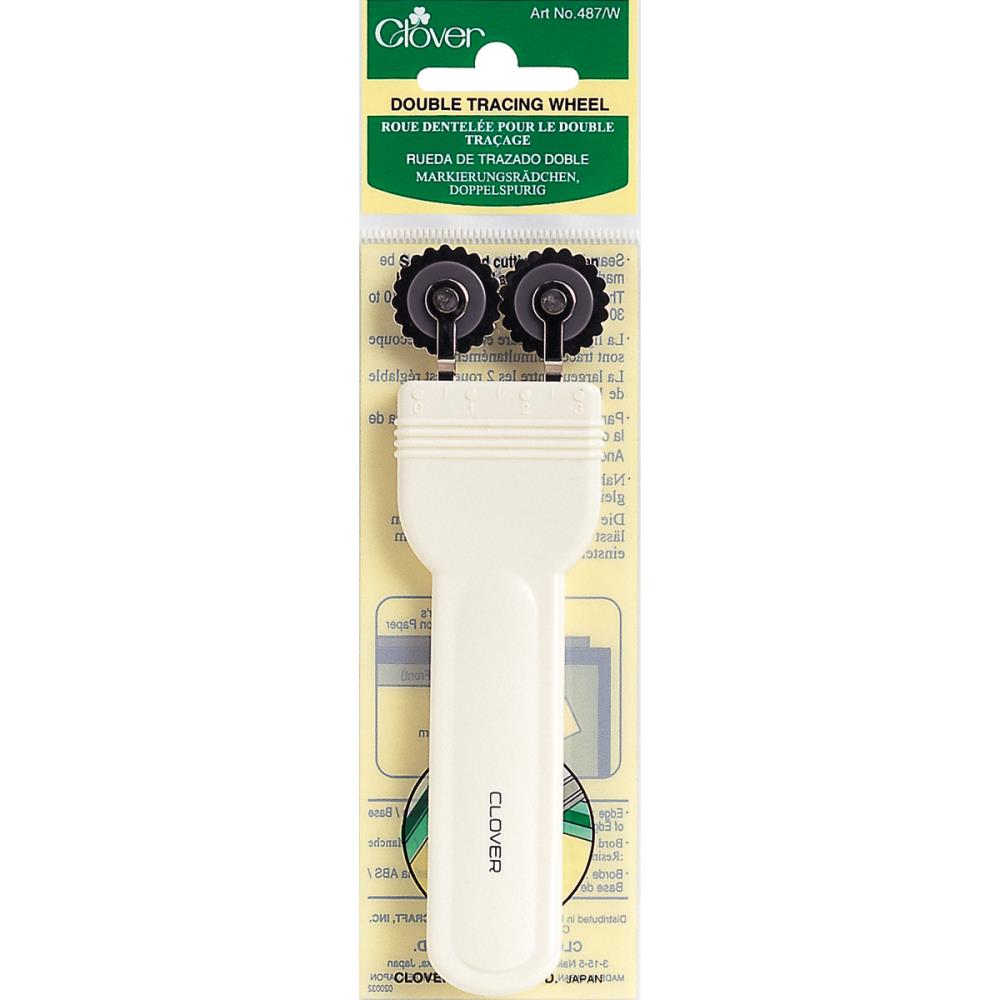 Double Tracing Wheel / Doble rueda de Trazado de la línea Clover