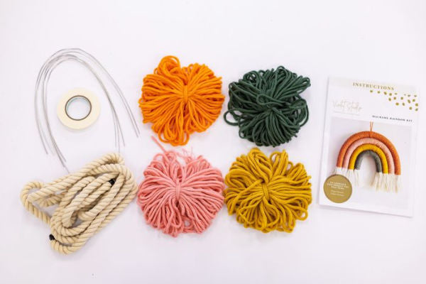 Macrame Rainbow Kit