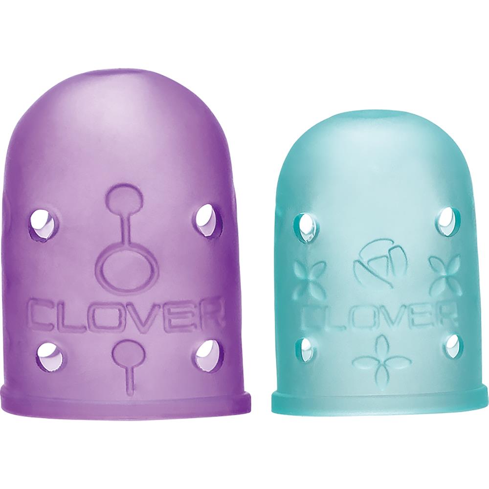 Flexible Rubber  Thimble Set / Juego de Dedales de Goma Flexibe línea Clover